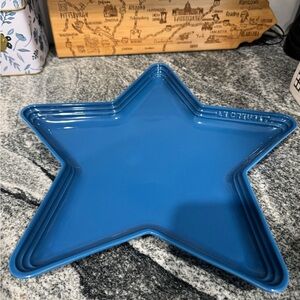 Le Creuset Marseille Blue Star Platter